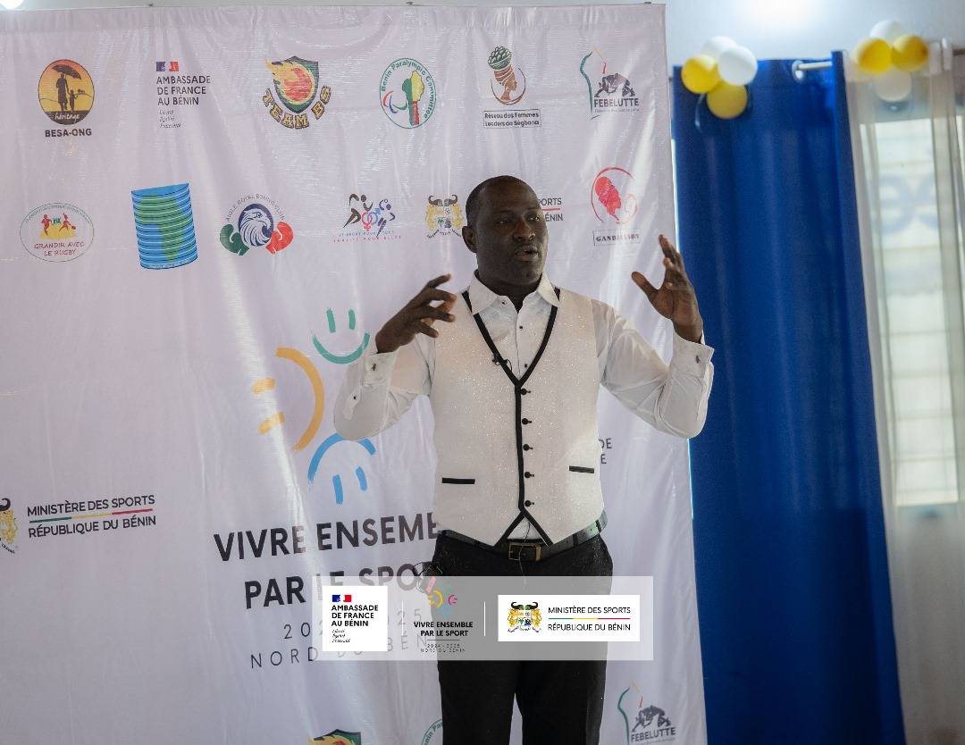 Lancement du projet Vivre ensemble pa le sport a Parakou